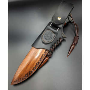 РІГ БУЙВОЛА ніж ручної роботи майстра Павла ГОНЧАРЕНКА, сталь - К110™ в обкладинках n690, 61 HRC. Photo 2